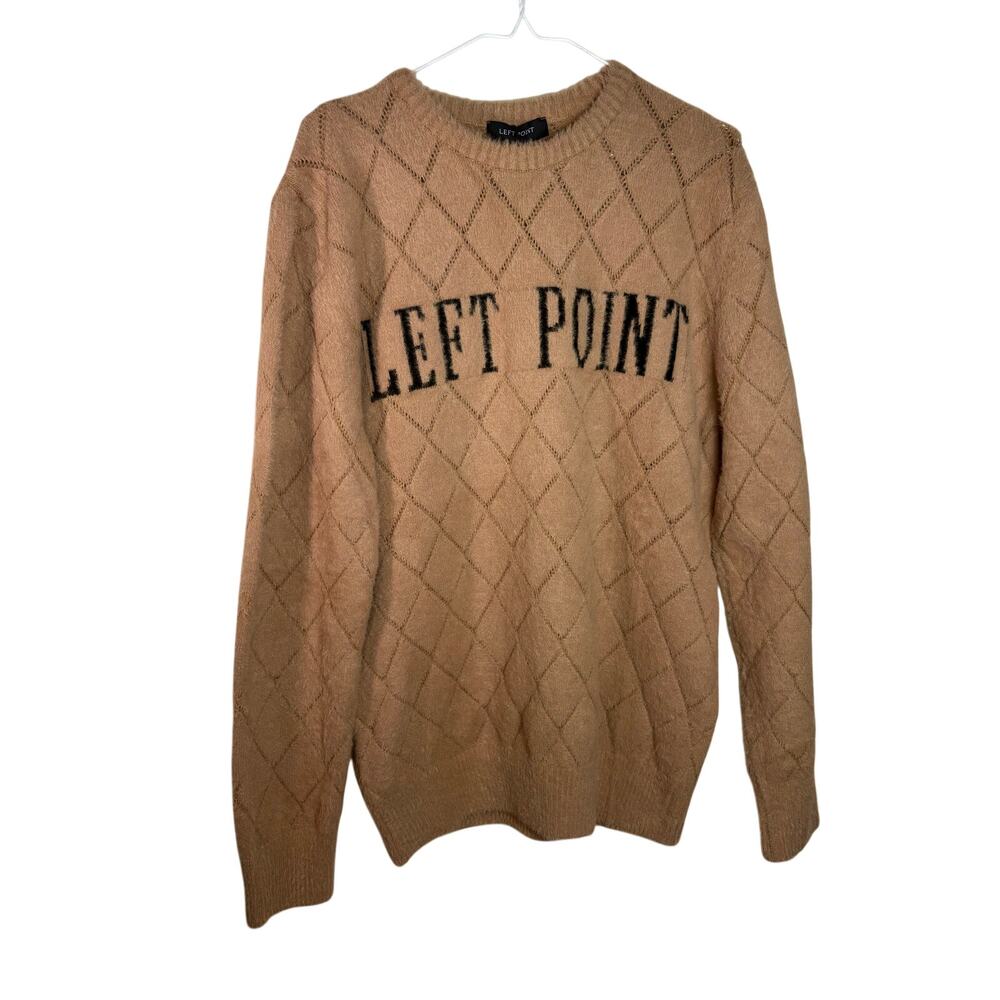 NWT Left Point, Large Brown Super Soft Streetwear Sweater